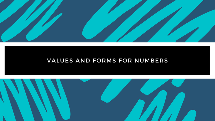 Grade 4 - Place Value - Values and Forms for Numbers